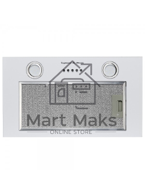 Вытяжка встраиваемая Zigmund & Shtain K 016.5 W белый, 52 см, 1050 куб. м/ч, 60 дБ