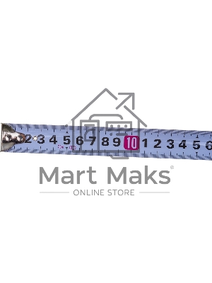 Рулетка Matrix Rubber, 7,5 м х 25 мм, обрезиненный корпус