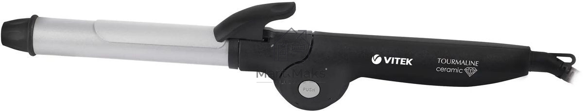 Щипцы Vitek Metropolis VT-2522 50Вт черный/серебристый макс.темп.:180С покрытие:керамико-турмалиновое