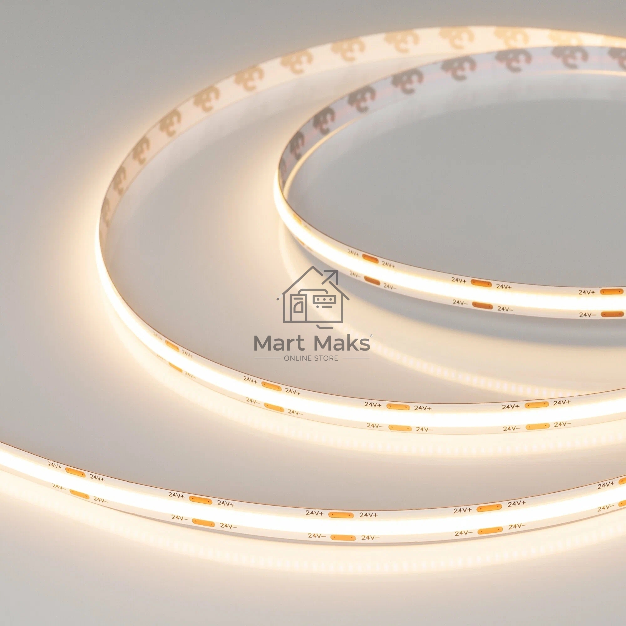 Лента светодиодная COB-X544-8mm 24V Warm3000 (11.5 W/m, IP20, CSP, 5m) (ARL, -)