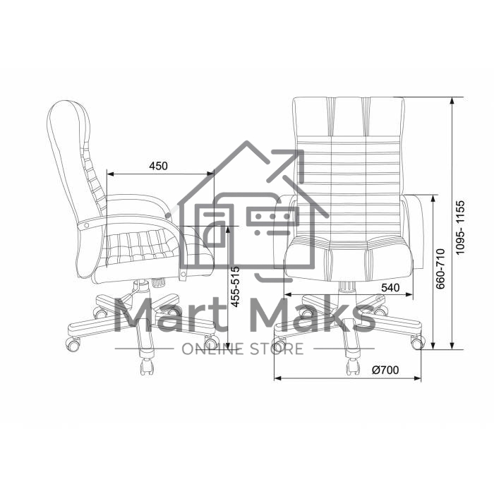 Кресло руководителя Бюрократ KB-10WALNUT/B/LEATH черный, кожа, крестовина дерево