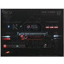 Автомагнитола ACV AVS-912BM 1DIN 4x50Вт