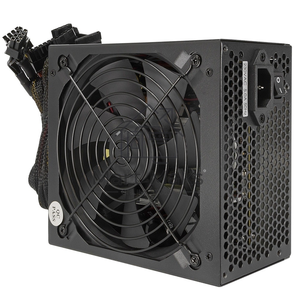 Блок питания CROWN CM-PS450W PRO OEM, 450Вт, 80 PLUS Silver, 120мм, черный