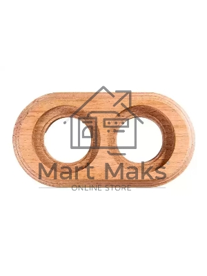 Рамка двухместная Bironi BF1-620-10 Натурэль