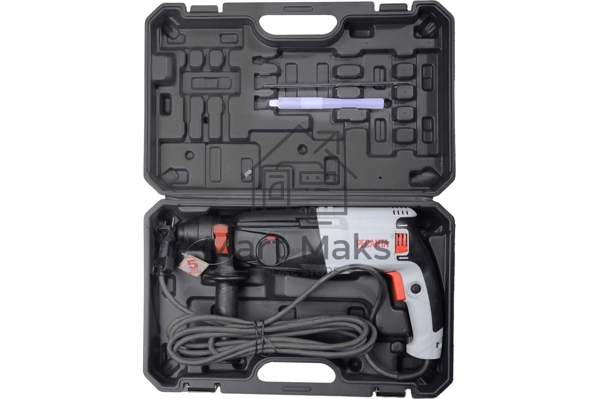 Перфоратор Ресанта П-28-800К патрон:SDS-plus уд.:3.4Дж 800Вт (кейс в комплекте)