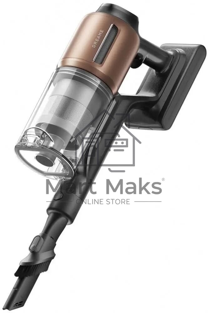 Пылесос вертикальный Dreame Z20 AquaCycle черный/бронзовый, питание от аккумулятора, 250 Вт, уборка влажная/сухая, пылесборник 0.6 л