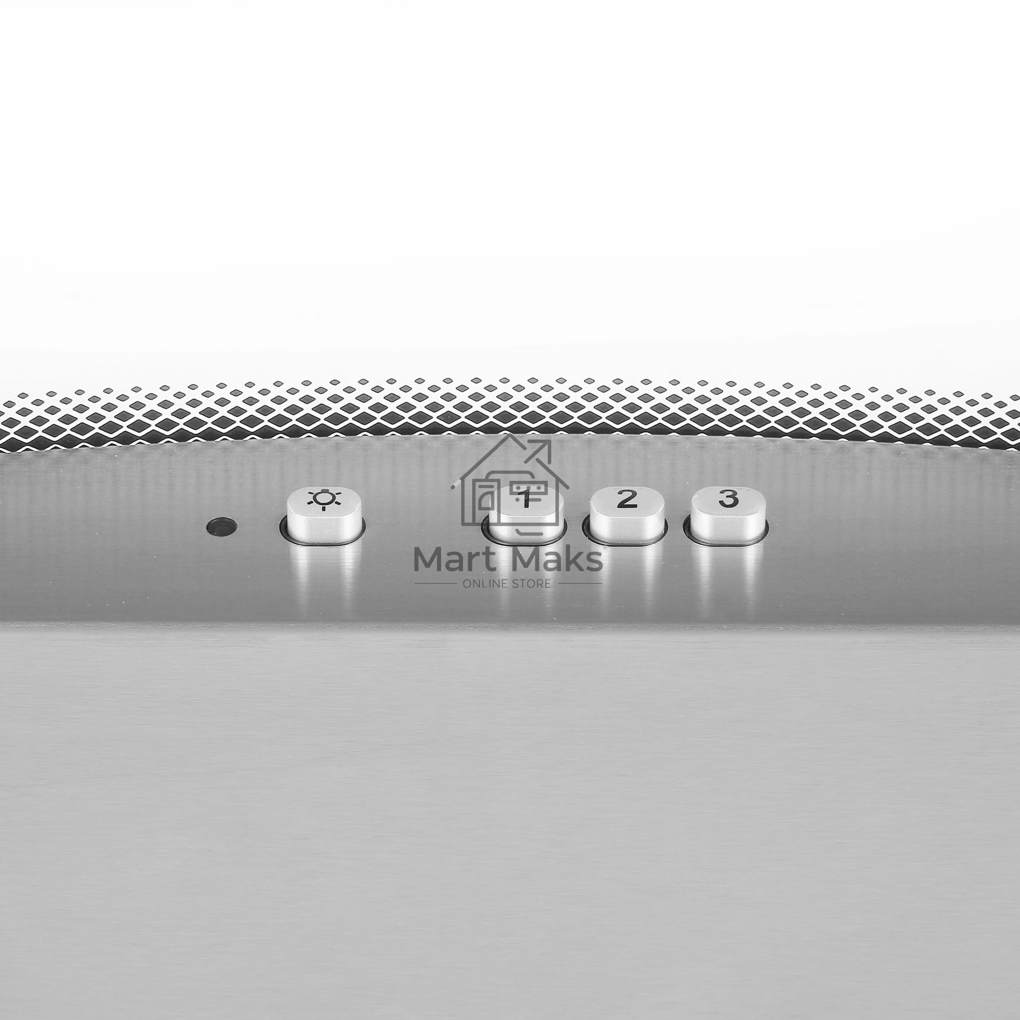 Вытяжка каминная Elikor Аметист 50Н-430-К3Д серебристый, 50 см, 430 куб. м/ч, 54 дБ