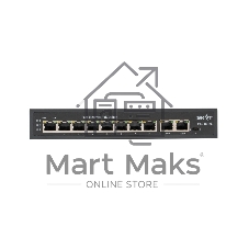 Коммутатор Бастион SKAT PoE-8E-2E, 8×100 Мбит/с PoE++ + 2×100 Мбит/с Uplink, неуправляемый