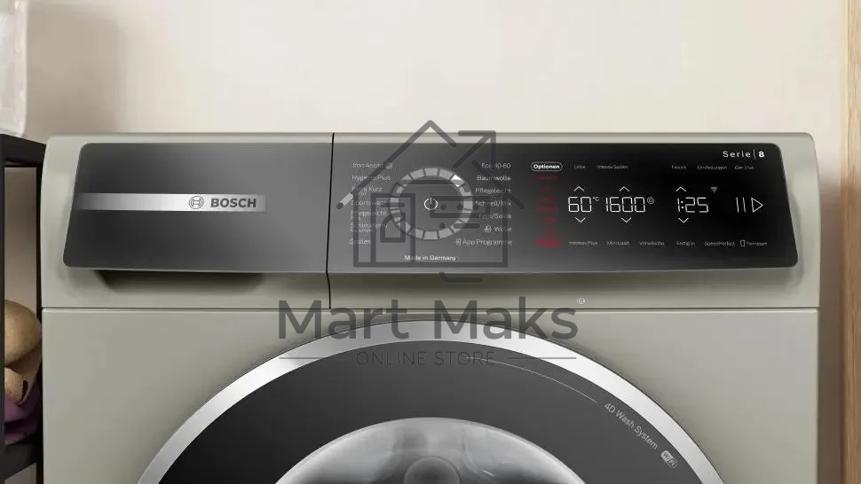 Стиральная машина Bosch 8-Series WGB2560XME серый, загрузка фронтальная 10 кг, 1600 об/мин., класс: А