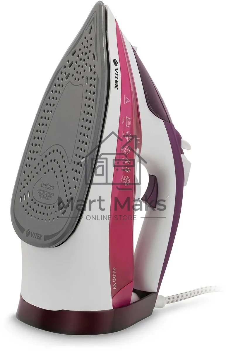 Утюг Vitek VT-8354 фиолетовый/белый