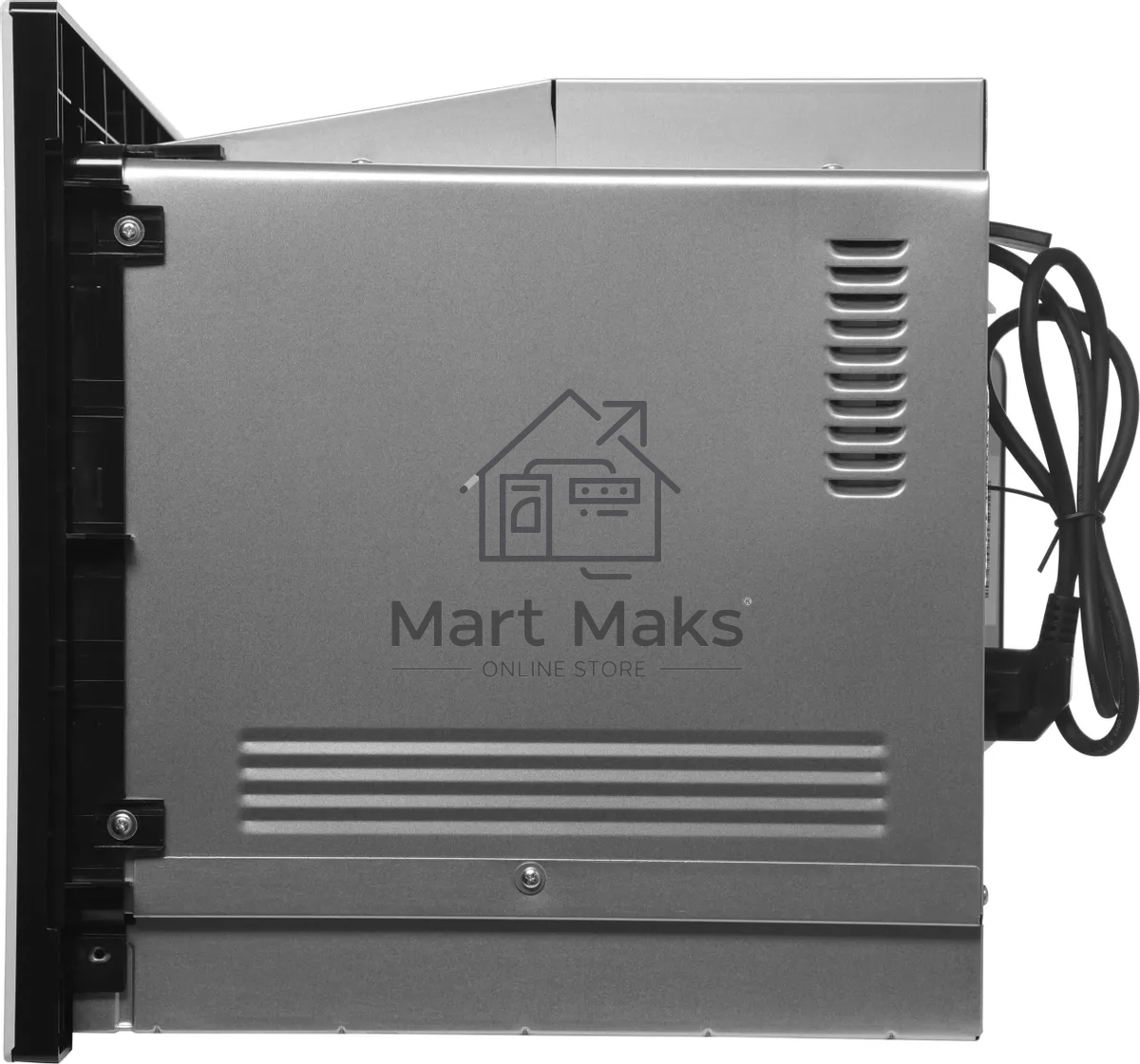 Микроволновая печь встраиваемая Domfy DM2540BW WG белый, 25 л, 900 Вт, переключатели - кнопки/поворотный мехинизм