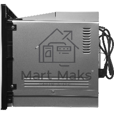 Встраиваемая микроволновая печь Domfy DM2540BW WG белый, 25 л, 900 Вт, переключатели - кнопки/поворотный мехинизм