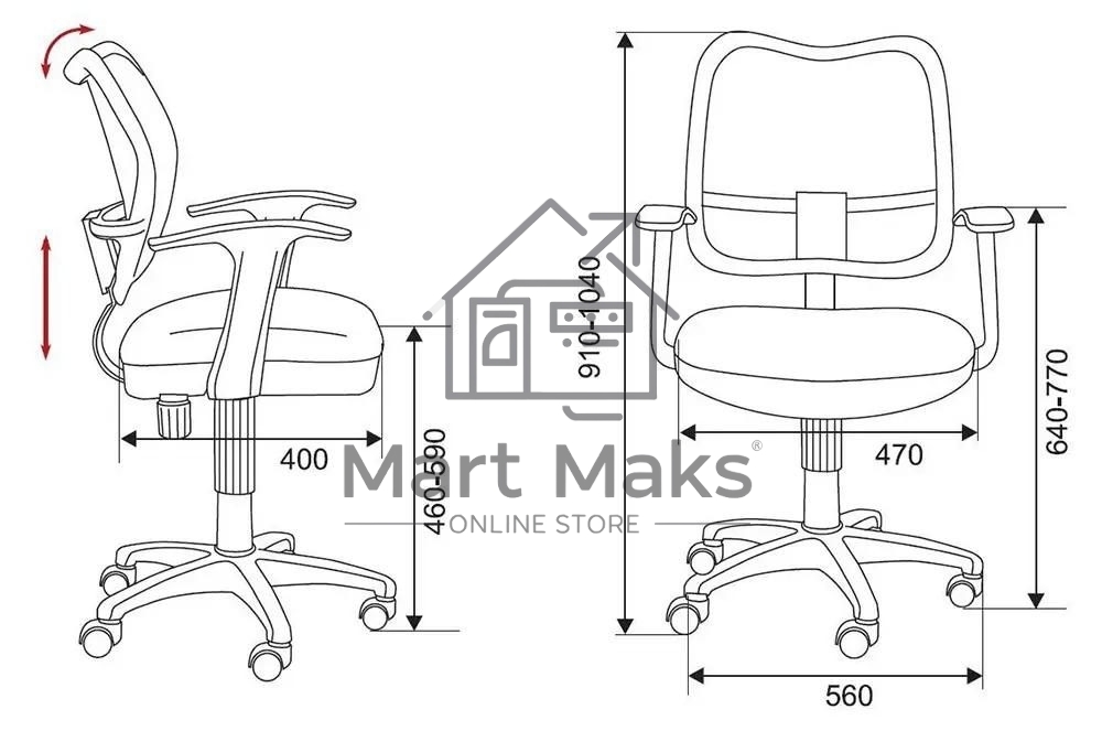 Кресло компьютерное Бюрократ CH-W797/BL/TW-10 TW-10 синий, спинка сетка, сиденье синий, колеса белый/синий, пластик белый