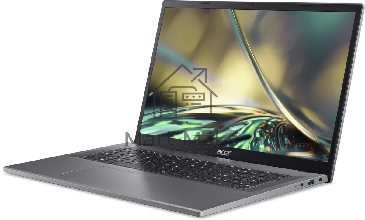 Ноутбук Acer Aspire 3 A317-55P-C3XL серебристый N100 8Gb SSD 512Gb Intel UHD Graphics 17.3