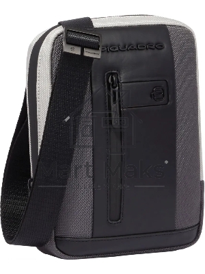 Сумка Piquadro Brief2 Special CA3084BR2S/GRN серая/черная нейлон/натур.кожа