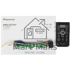 Автомагнитола Pioneer DMH-G225BT, 2 DIN, 6.2