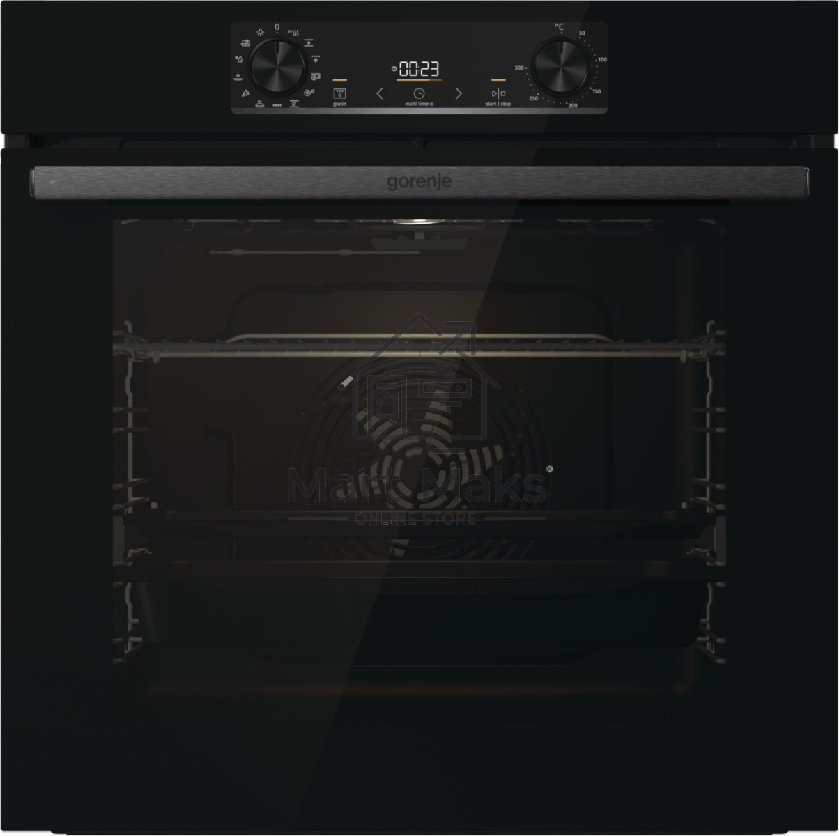 Встраиваемый электрический духовой шкаф Gorenje BOS6737E13FBG, 77 л, 300 °C, конвекция, электрический гриль, AirFry, класс A