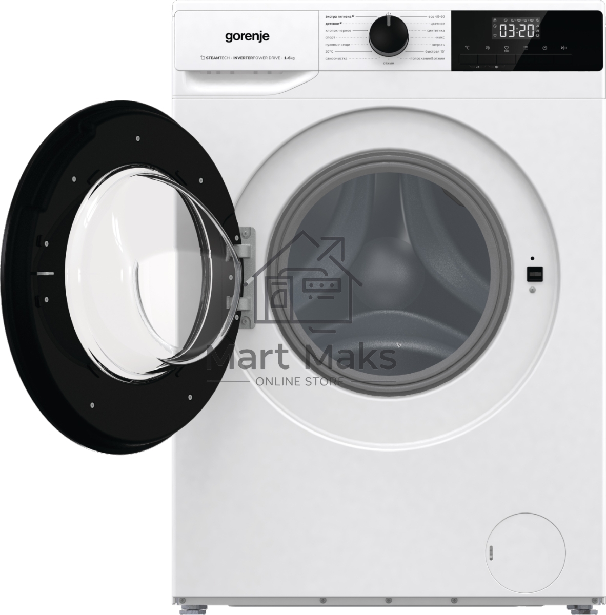 Стиральная машина Gorenje WNHPI60SCSIR белый загр. фронтальная макс.: 6 кг 1000об/мин класс: А
