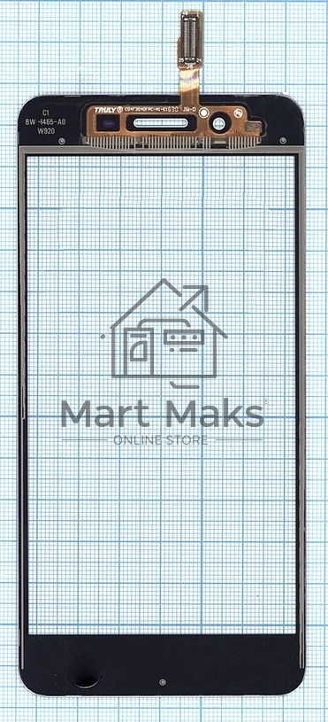 Сенсорное стекло (тачскрин) для Vivo Y55s, белое