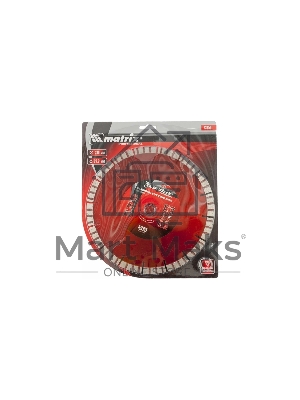 Диск алмазный отрезной Matrix Турбо-сегментный, 230 x 22,2 мм, сухая резка Professional