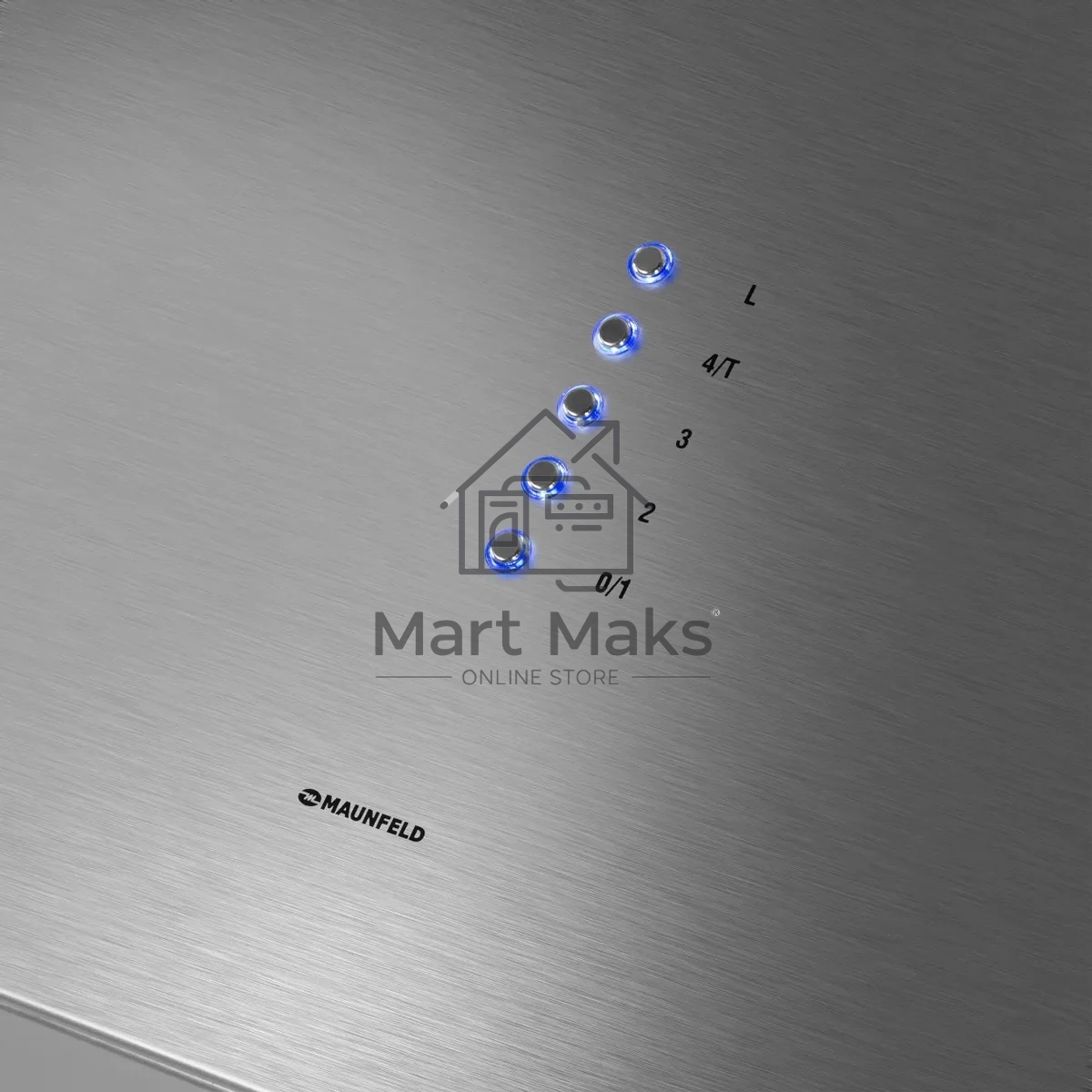 Вытяжка пристенная островная Maunfeld Bath Plus 402 нержавеющая сталь, 40 см, 1150 куб. м/ч, 52 дБ