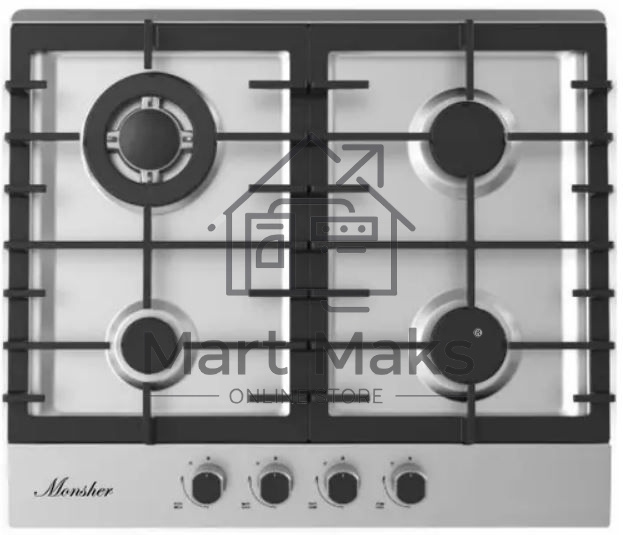 Газовая варочная панель Monsher MKFG 60 G-SFT серебристый