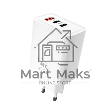 Сетевое зарядное устройство MORE CHOICE NC90 1USB+2Type-C 3.0A PD 45W, белый