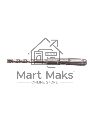 Бур по бетону Denzel двойная спираль, Cobalt W-tip, 6x110 мм, SDS PLUS