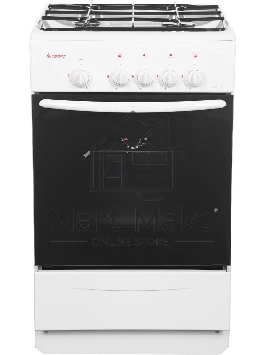 Плита газовая Gefest ПГ 3200-08 К35 белый, конфорок 4 шт, духовка 42 л, 50 см x 85 см x 53 см