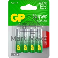 Батарея GP Super Alkaline G-Tech 15А AA (8шт)