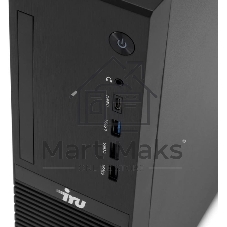 ПК IRU Planio 310H6SFC SFF i3 13100F (3.4) 8Gb SSD256Gb GT610 2Gb Windows 11 Pro GbitEth 350W черный (2153485)