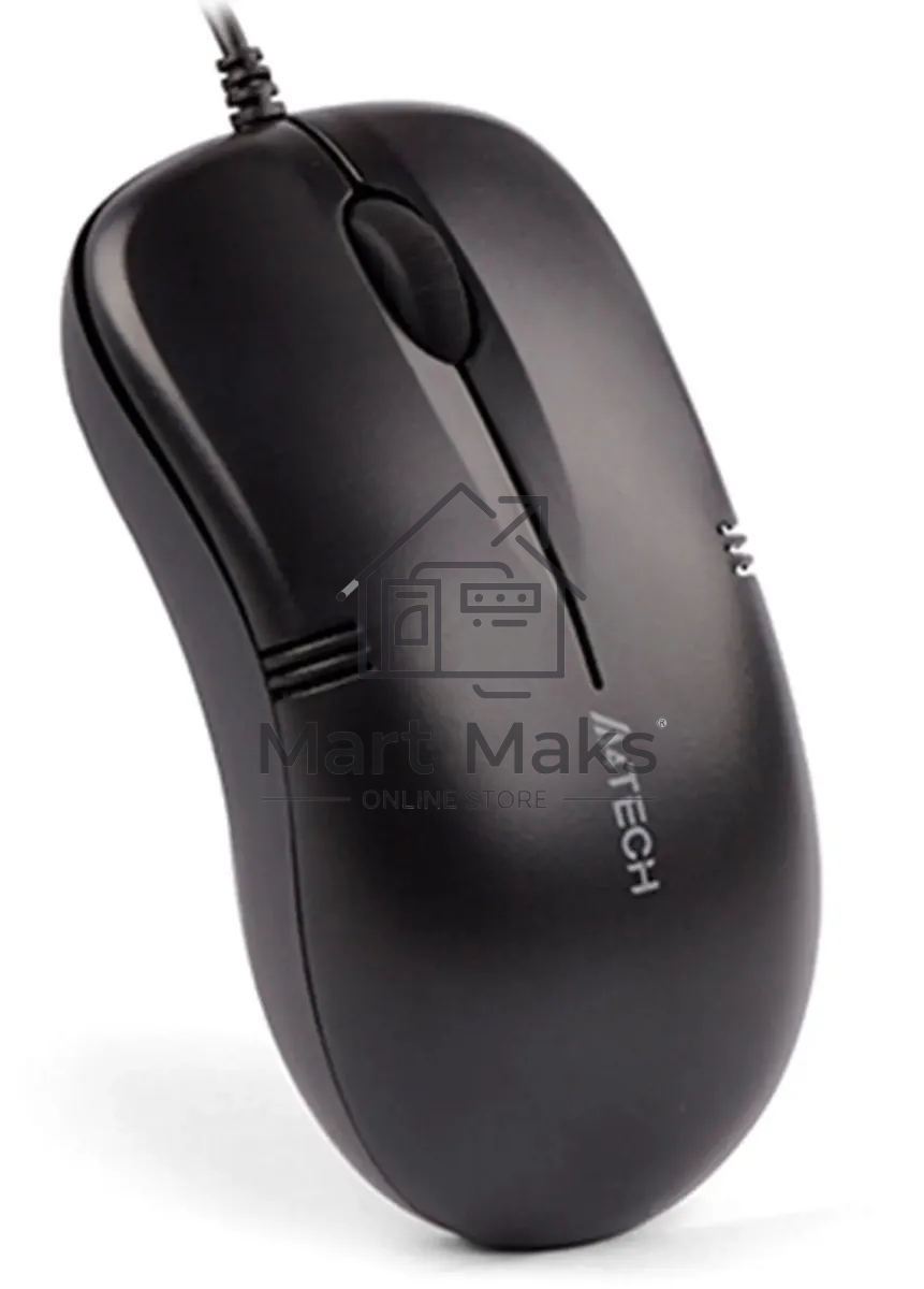 Мышь проводная A4Tech OP-560NUS черный, 1200 dpi, USB, кнопки - 3