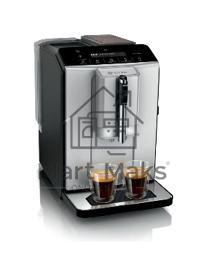 Кофемашина Bosch TIE20301 серебристый/черный, исп. кофе - молотый/зерновой, 1.4 л, 1300 Вт, 15 бар