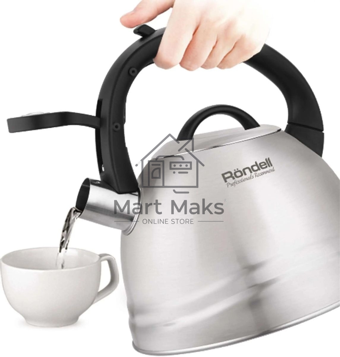 Чайник металлический Rondell Zart RDS-1828 2.7л. стальной