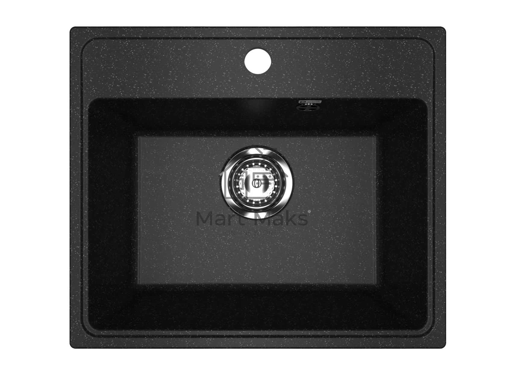Мойка кухонная PRACTIK PR-M 490-004 черный оникс