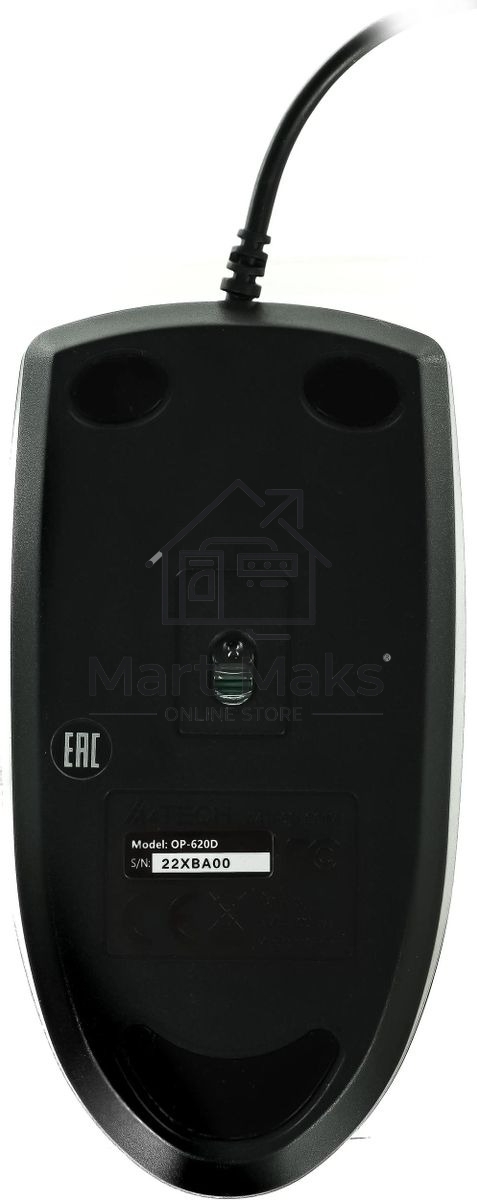 Комплект клавиатура+мышь A4Tech KR-8520D проводной, USB, 1200 DPI, чёрный