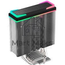 Кулер для процессора Ocypus Delta A40 SE BK Dual Fan ARGB, 2x120mm ARGB FAN, Top ARGB Panel, 4 HEAT PIPES, 4-PIN PWM, 800-1800 RPM, 31DBA, HYDRO BEARING, LGA115X/1200/1700/18XX, AM4/AM5