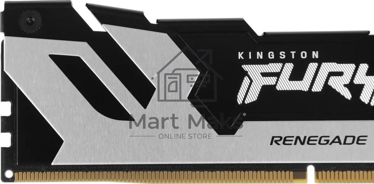 Оперативная память Kingston FURY Renegade Silver, DDR5, 24GB (1x24 GB), 7200 MHz, CL38, радиатор, серебристый