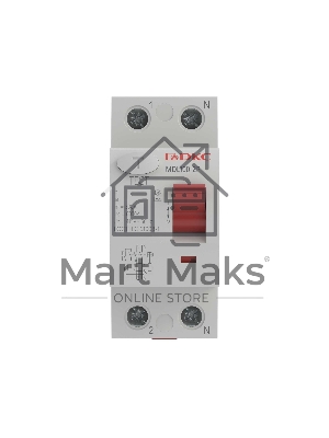 Выключатель дифференциального тока (УЗО) 2п (1P+N) 63А 300мА тип AC MDL100 YON MDL100-2P4-63-AC