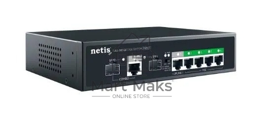 Коммутатор NETIS P107GS 7PORT 10/100/1000M POE