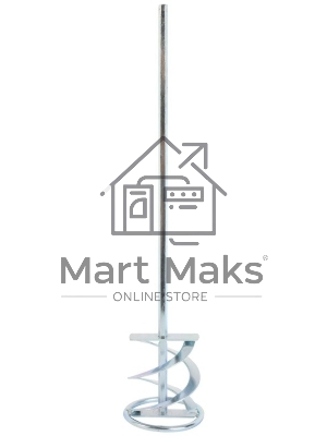 Миксер насадка PATRIOT MP481 для строительных смесей, оцинкованный, 80x400 мм, хвостовик 8 мм