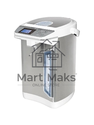 Термопот Mystery MTP-2442 4.5л. 700Вт серебристый/белый