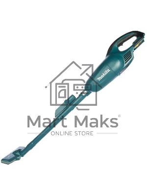 Строительный пылесос Makita DCL180Z синий, питание от аккумулятора, 30 Вт, уборка сухая, пылесборник 0.65 л, без АКБ, без ЗУ (работа от АКБ max 20 мин)