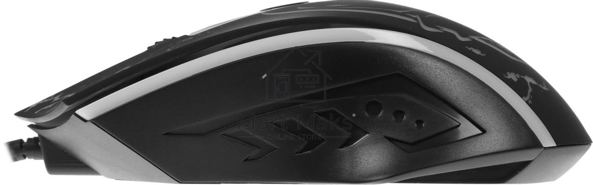 Мышь проводная Defender Overmatch GM-069 черный, 2400 dpi, USB, кнопки - 4