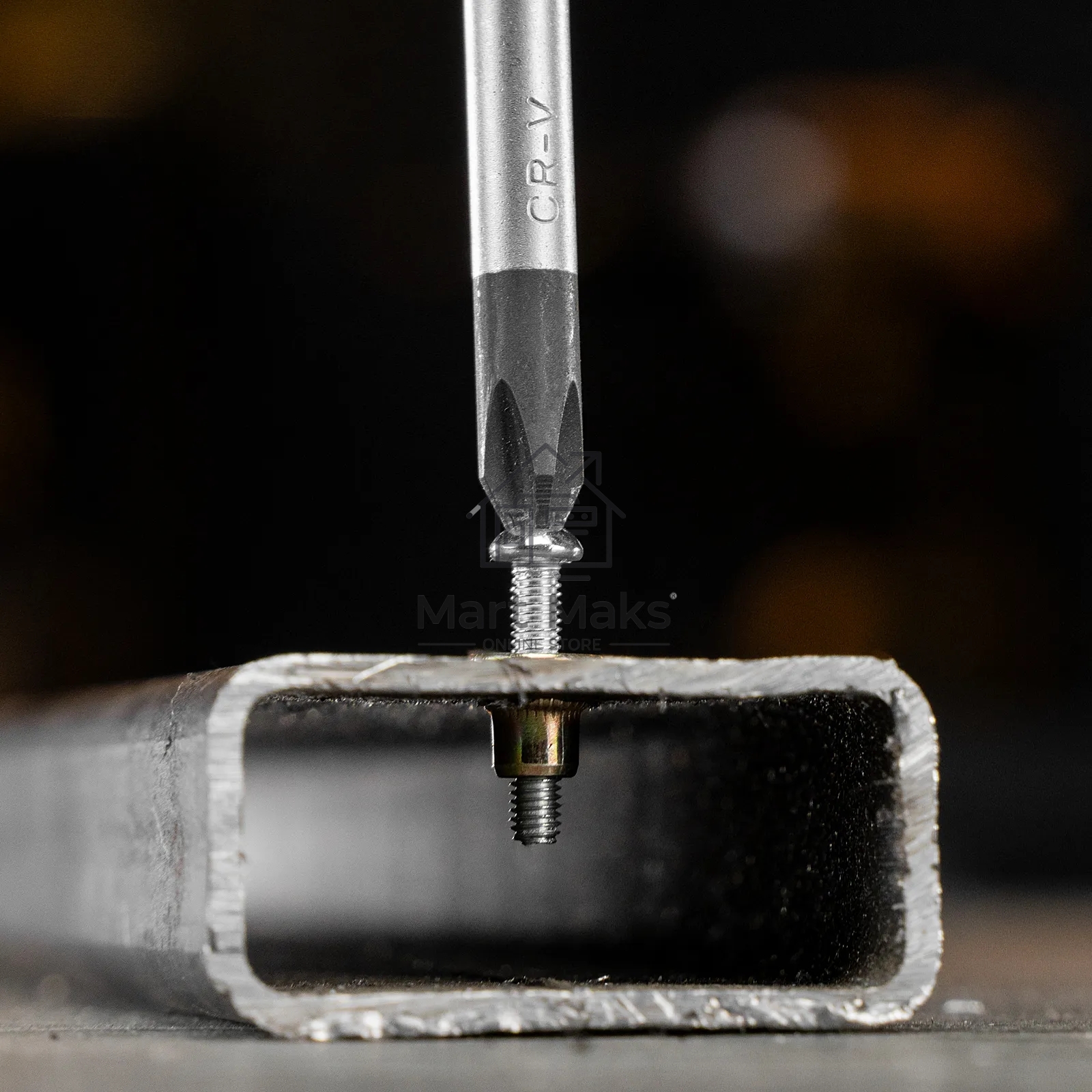 Заклепки резьбовые Denzel стальные, оцинкованные, М3, пластиковый кейс, 200 шт.