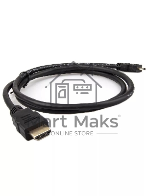 Кабель VCOM/TELECOM HDMI-19M -- MicroHDMI-19M ver 2.0+3D/Ethernet,1m Telecom <TCG206-1M>