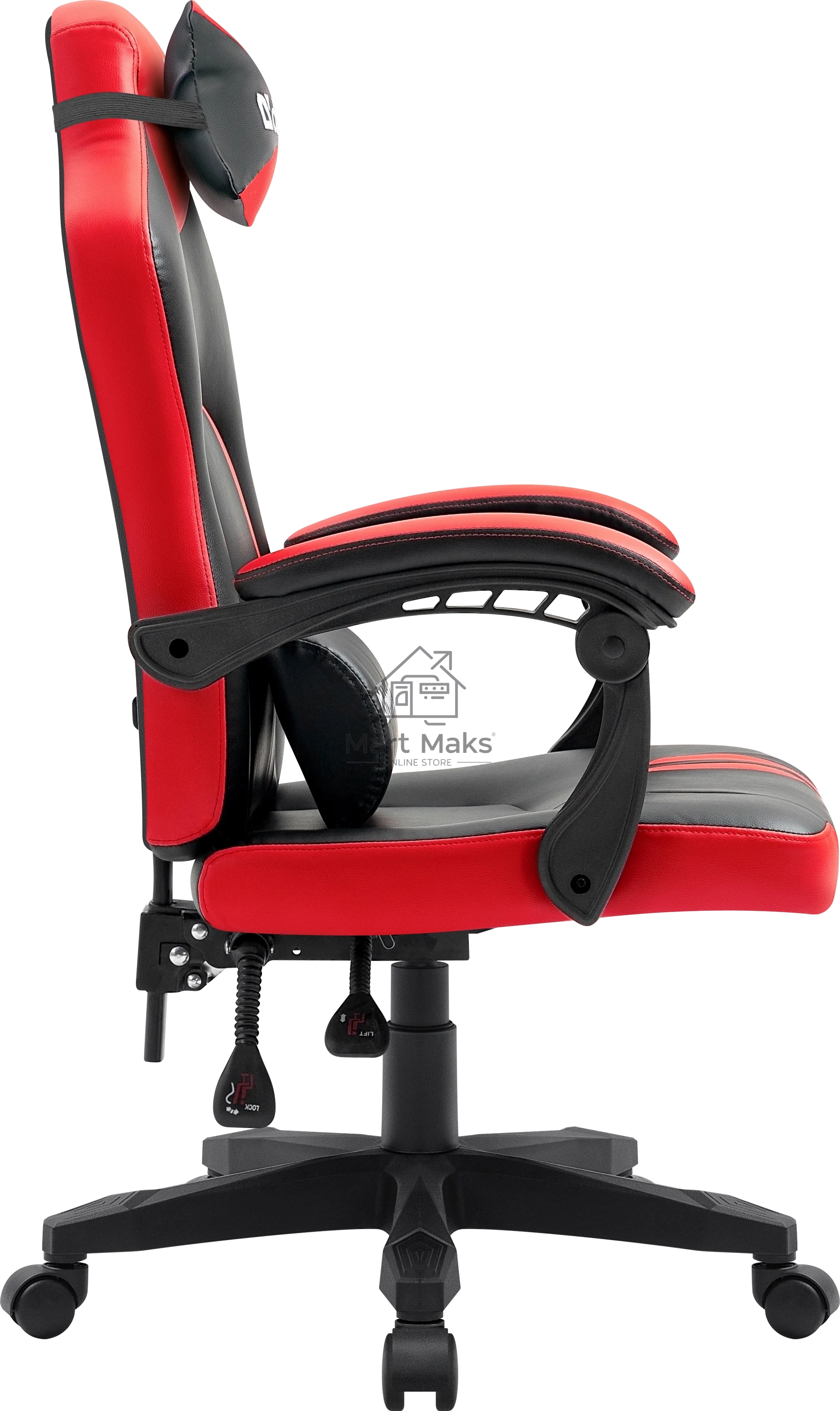 Кресло игровое Defender MERCURY BLACK/RED 64320
