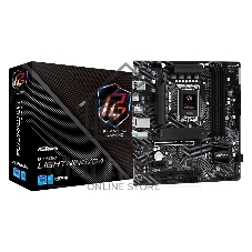 Материнская плата ASRock B760M PG Lightning/D4, LGA 1700, Intel B760, 4xDDR4, 4xSATA, 2xM.2, 1xPCIe 4.0 x16, DisplayPort, HDMI, USB Type-C, 1x1Gb LAN, 3x3.5 мм, 7.1, microATX