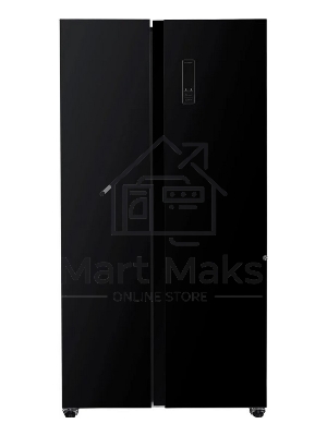 Холодильник Kraft KF-MS4801BI черный двухкамерный, 316/164 л, морозилка сбоку, No Frost, Side-by-Side