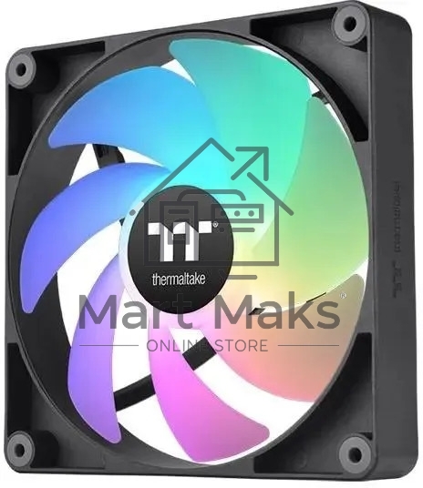 Вентилятор для корпуса Thermaltake CT120 Sync ARGB 120х120x25 черный 4-pin 25.8дБ (упак.:2шт) (CL-F149-PL12SW-A) Ret